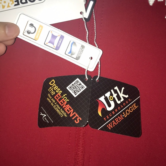 Core shell red jacket brand new size M, thermo - Picture 8 of 8